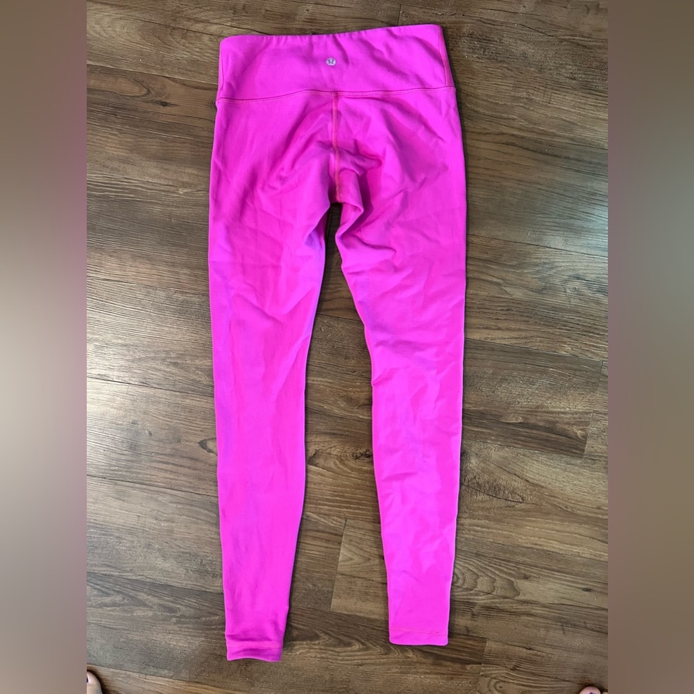 Reversible Lulu Leggings Hot Pink Black